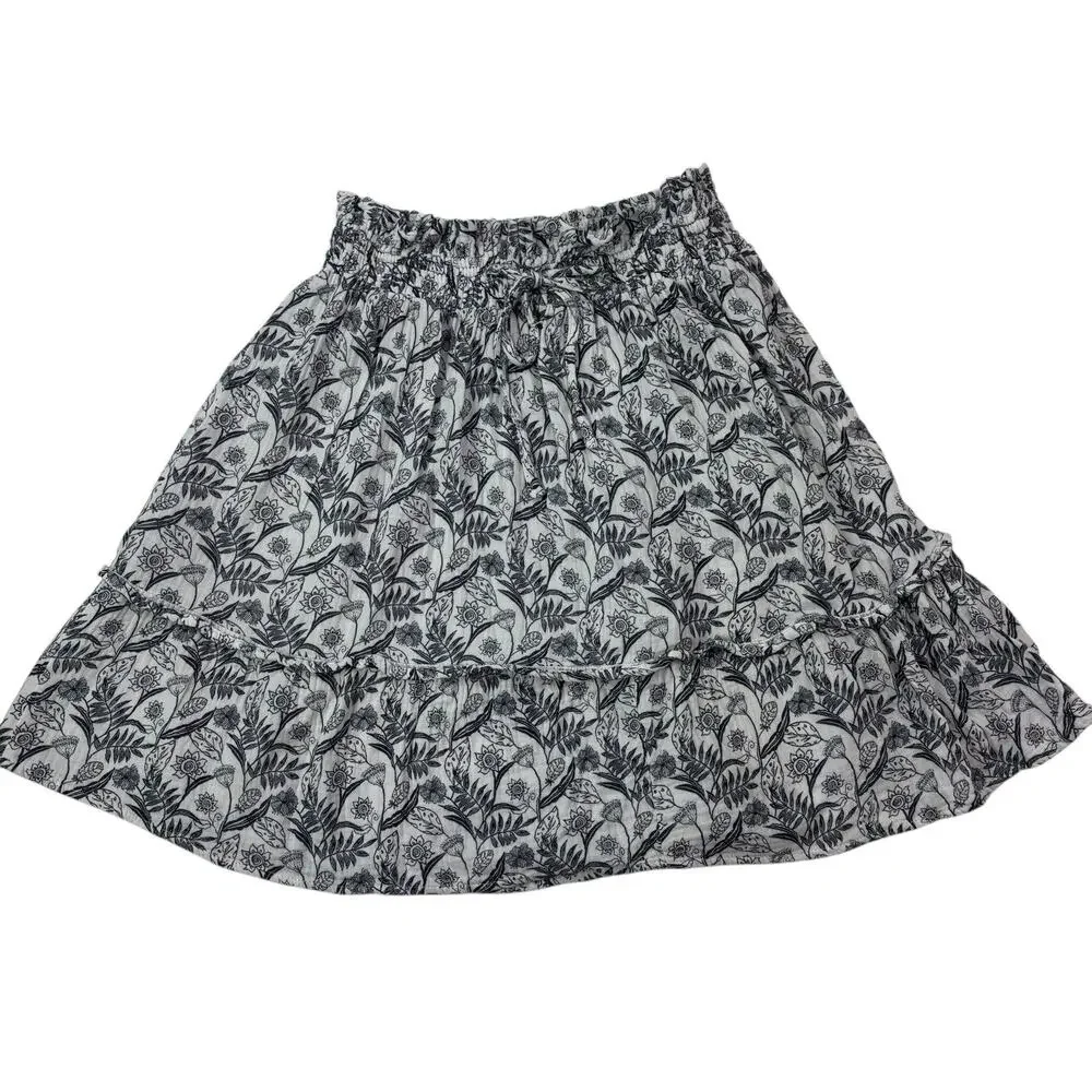 Cupcakes &‎ Cashmere Women's XL Floral Cottagecore Pull On Elastic Waist Skirt - Picture 9 of 16
